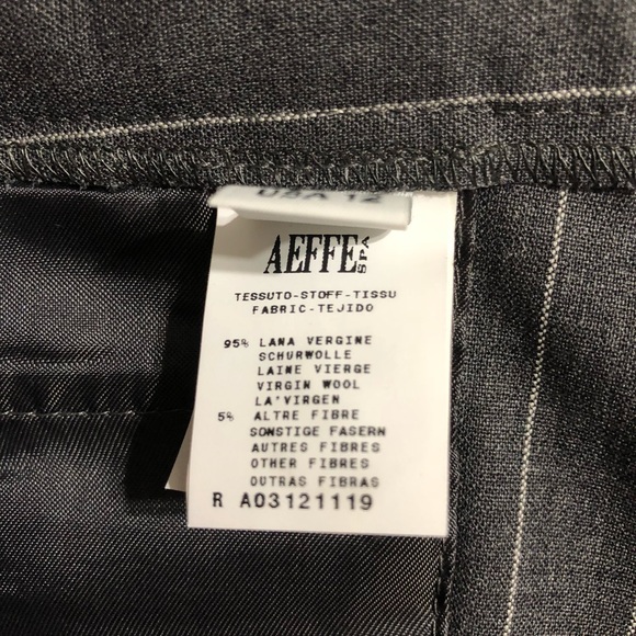 Moschino Cheap&Chic Gray Pinstripe Career Trousers - Picture 8 of 8